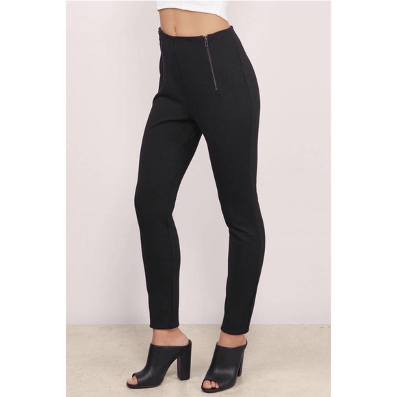 Host Pick❤️❤️❤️ High Waisted Zip-Up Pants - Picture 2 of 6